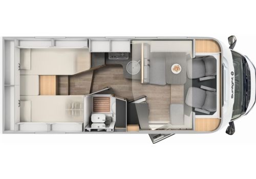 Low Profile Motorhome SUNLIGHT T66S en Sale Occasion