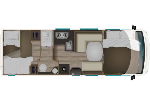 Integral Motorhome ITINEO SB740 en Catalog