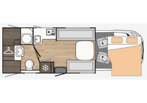 Low Profile Motorhome BENIMAR Tessoro 488 en Sale Occasion