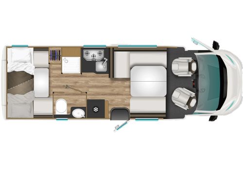 Low Profile Motorhome ITINEO PS740 en Catalog