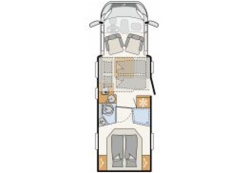 Low Profile Motorhome DETHLEFFS Just Camp T 7052 DBL en Catalog