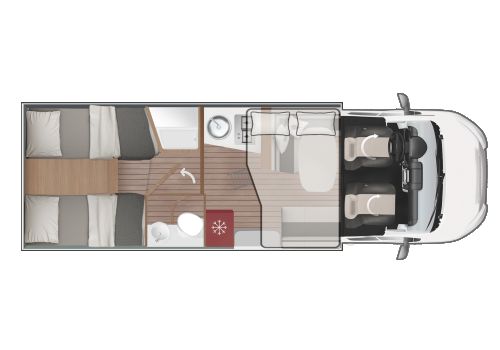 Low Profile Motorhome ROLLER TEAM Kronos 288TL Black Edition en Catalog