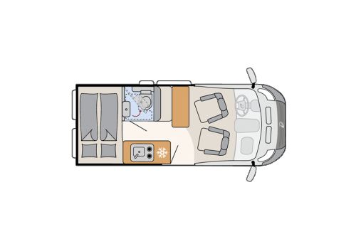 Camper Van DETHLEFFS Globetrail 540 DS Active Plus en Catalog