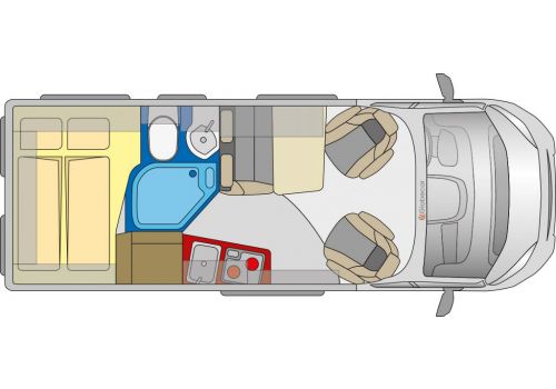 Camper Van GLOBECAR Globestar 600W modelo 2017 en Sale Occasion