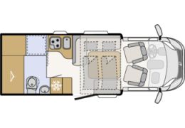 Low Profile Motorhome DETHLEFFS Trend T 6767 en Sale Occasion