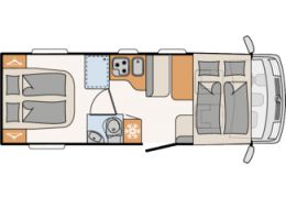 Integral Motorhome DETHLEFFS Trend I 7057 DBM en Sale Occasion