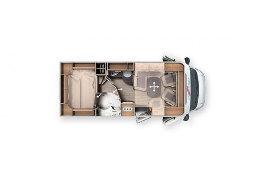 Low Profile Motorhome CARTHAGO C Tourer T 142 en Sale Occasion