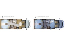 Low Profile Motorhome RAPIDO 666F Modelo 2018 en Sale Occasion