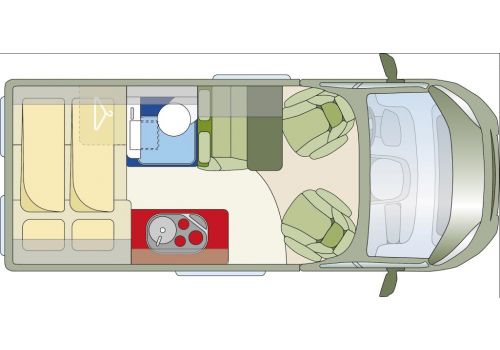 Camper Van ROADCAR R 540 en Sale Occasion