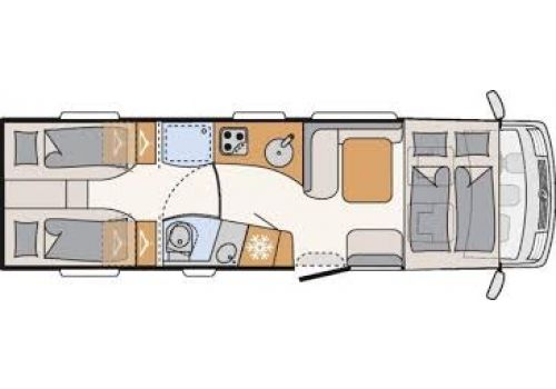 Integral Motorhome DETHLEFFS Dethleffs Globetrotter XL I 7850-2 EB modelo 2019 en Sale Occasion