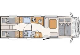 Integral Motorhome DETHLEFFS Dethleffs Globetrotter XL I 7850-2 EB modelo 2019 en Sale Occasion