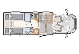 Low Profile Motorhome DETHLEFFS Trend T 7057 EB modelo 2018 en Sale Occasion
