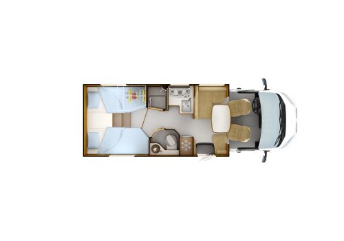 Low Profile Motorhome RAPIDO 655F Modelo 2018 en Sale Occasion