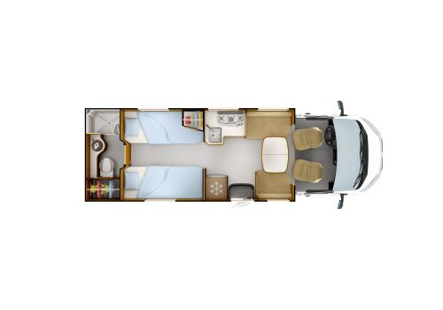 Low Profile Motorhome RAPIDO 665F Modelo 2018 en Sale Occasion