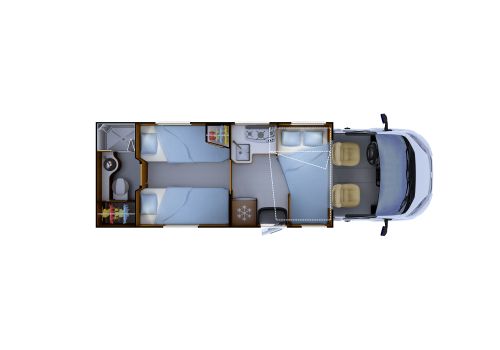 Low Profile Motorhome RAPIDO 665F Modelo 2018 en Sale Occasion