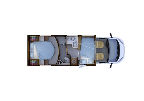 Low Profile Motorhome RAPIDO 690F Modelo 2018 en Sale Occasion