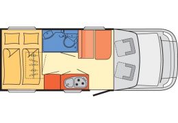 Low Profile Motorhome DETHLEFFS Globebus T-15 modelo 2016 en Sale Occasion