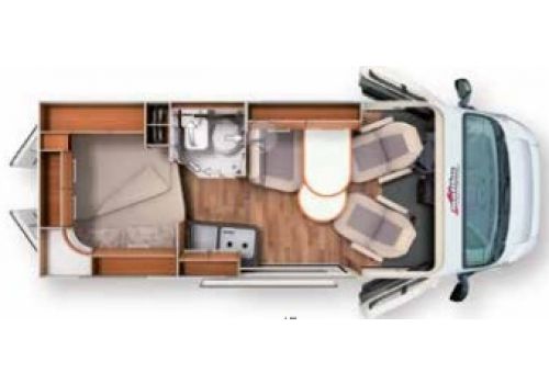 Camper Van MALIBU 540 DB low bed en Sale Occasion