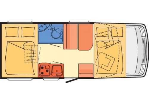 Integral Motorhome DETHLEFFS Globebus I-11 modelo 2016 en Sale Occasion