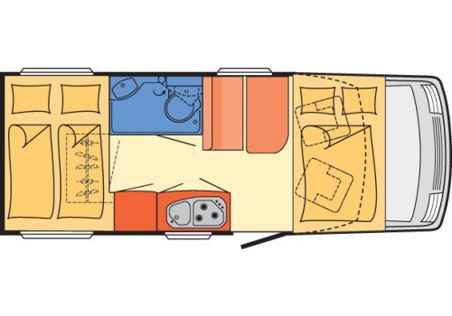 Integral Motorhome DETHLEFFS Globebus I-15 modelo 2016 en Sale Occasion