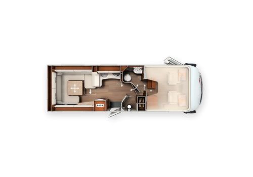 Integral Motorhome CARTHAGO Liner for two I 53 en Sale Occasion