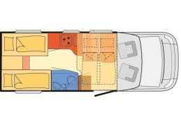 Low Profile Motorhome DETHLEFFS Trend T 6717 EB modelo 2019 en Sale Occasion