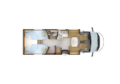 Low Profile Motorhome RAPIDO 666F Modelo 2018 en Sale Occasion