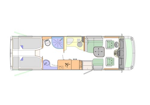 Integral Motorhome CONCORDE CREDO 840L en Sale Occasion