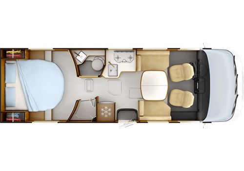 Low Profile Motorhome RAPIDO 686F Modelo 2020 en Catalog