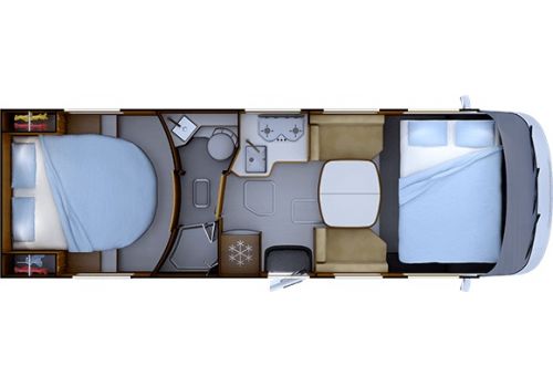 Low Profile Motorhome RAPIDO 686F Modelo 2020 en Catalog