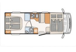 Integral Motorhome DETHLEFFS Trend I 7057 DBM en Sale Occasion