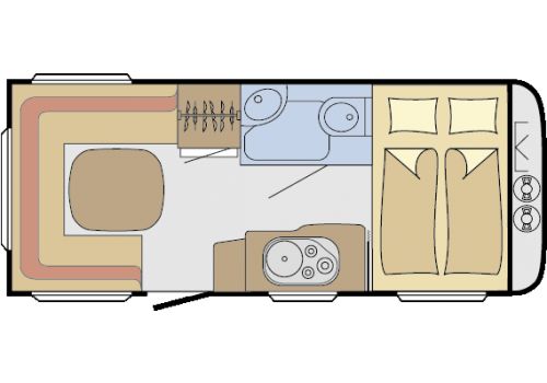 Caravan SUNLIGHT C 44 D njoy OFERTA FIN DE TEMPORADA en Sale Occasion