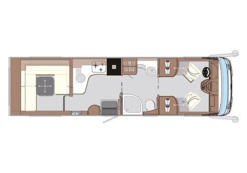 Integral Motorhome CONCORDE Carver 890 RRL en Sale Occasion