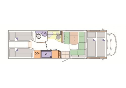 Capuchina Motorhome CONCORDE Cruiser 894 L/RL en Sale Occasion