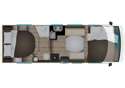 Integral Motorhome ITINEO MC 740 Spirit Edition Modelo 2021 en Sale Occasion