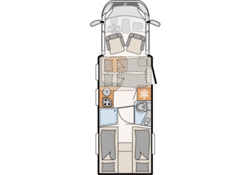 Low Profile Motorhome DETHLEFFS Pulse T 7051 EB en Sale Occasion