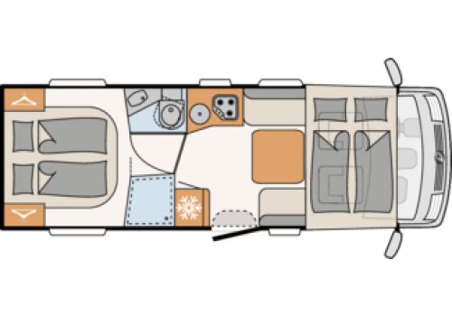 Integral Motorhome DETHLEFFS Pulse I 7051 DBL en Sale Occasion