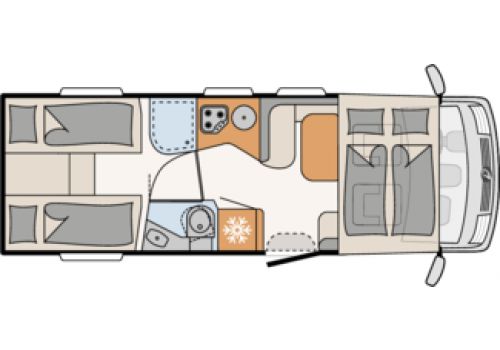 Integral Motorhome DETHLEFFS Pulse I 7051 EB en Sale Occasion
