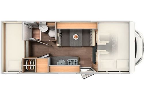 Capuchina Motorhome SUNLIGHT A-68 con literas en Sale Occasion