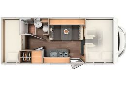 Capuchina Motorhome SUNLIGHT A-68 con literas en Sale Occasion