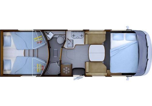 Integral Motorhome RAPIDO 8066dF Modelo 2020 en Sale Occasion