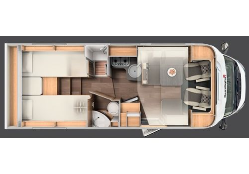 Low Profile Motorhome SUNLIGHT T68 en Sale Occasion