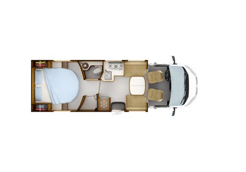 Low Profile Motorhome RAPIDO 696F en Sale Occasion