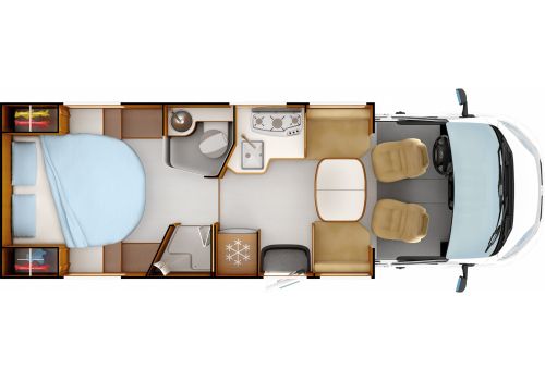 Low Profile Motorhome RAPIDO 686 F en Sale Occasion