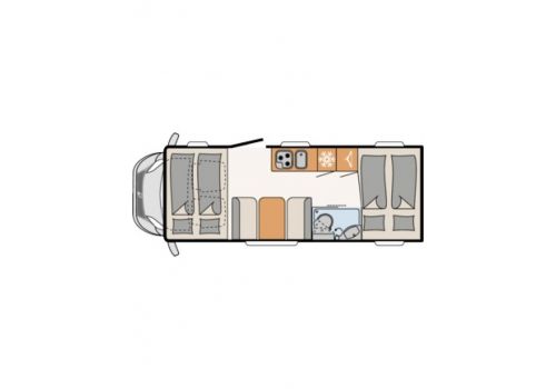 Capuchina Motorhome DETHLEFFS Trend A-6977 en Sale Occasion