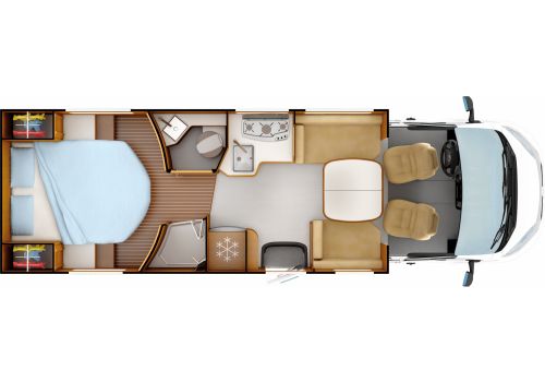 Low Profile Motorhome RAPIDO 7096 F en Sale Occasion