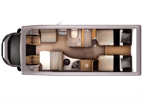 Low Profile Motorhome ITINEO PJ 740 en Sale Occasion