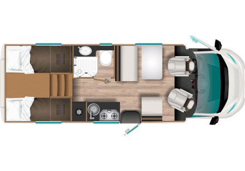 Low Profile Motorhome ITINEO PJ 700 Modelo 2021 en Sale Occasion