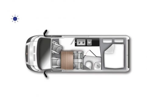 Camper Van WESTFALIA Columbus 540 D en Sale Occasion