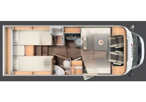 Low Profile Motorhome SUNLIGHT T 68 en Sale Occasion